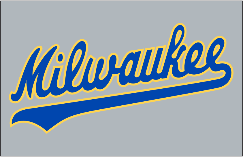 Milwaukee Brewers 1990-1993 Jersey Logo fabric transfer